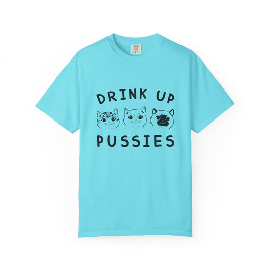 Drink Up Cat - T-Shirt