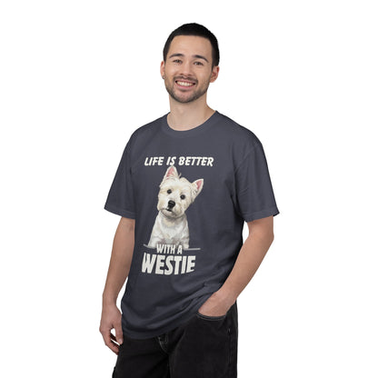 Life is Better Westie Dog - T-Shirt
