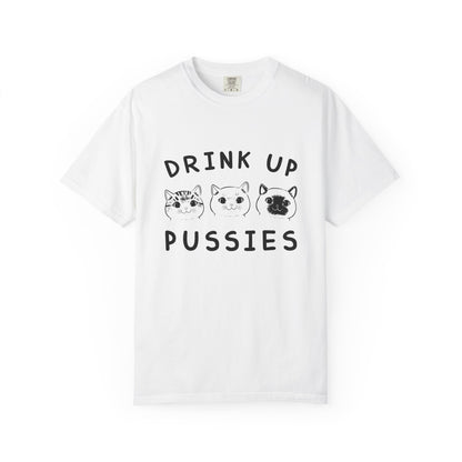 Drink Up Cat - T-Shirt