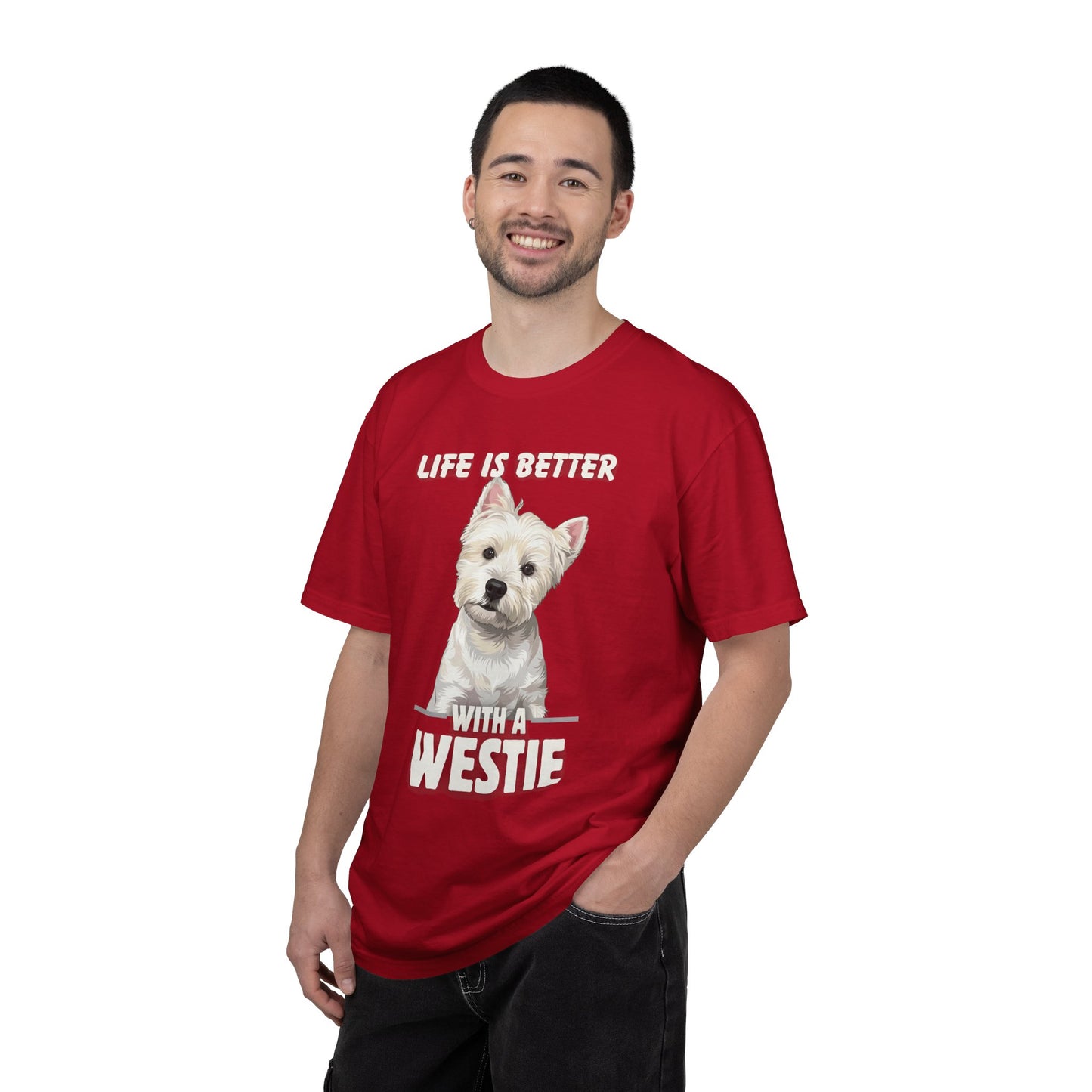 Life is Better Westie Dog - T-Shirt