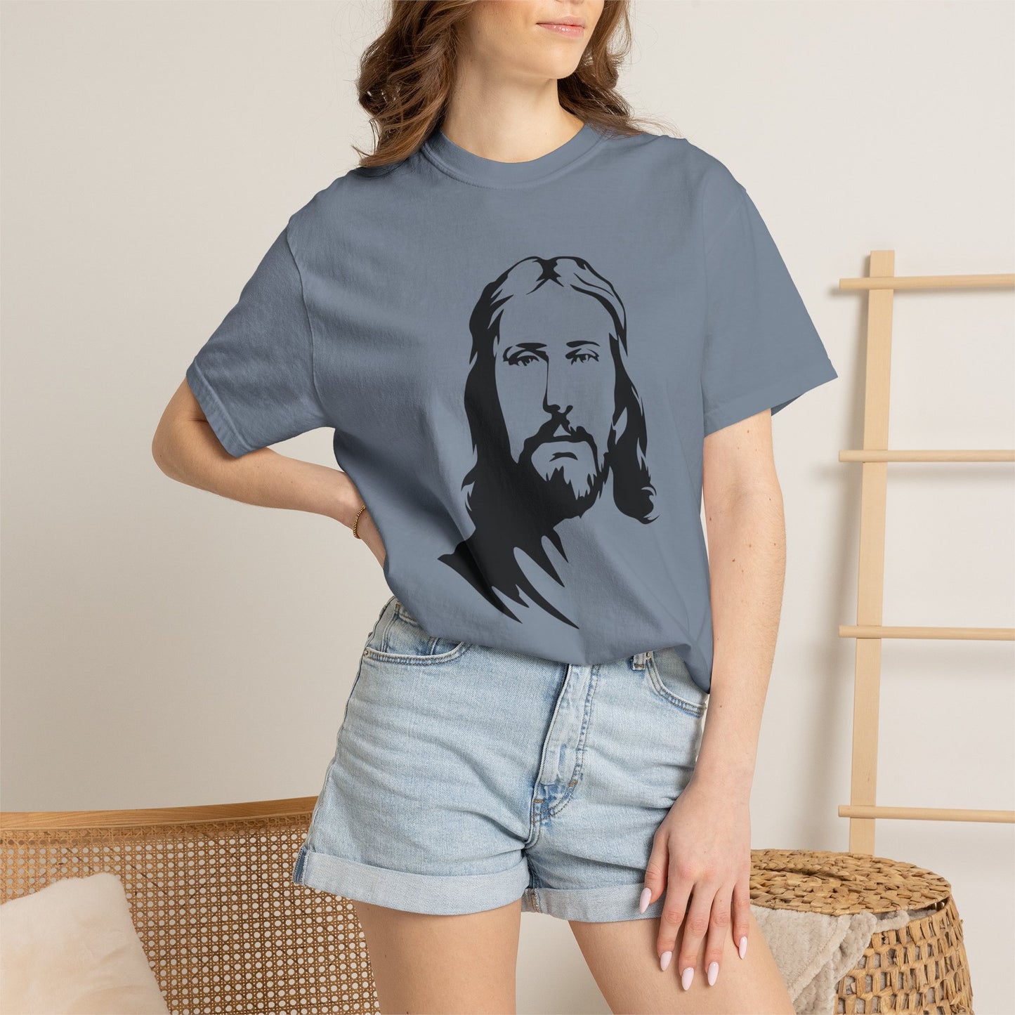 Jesus Portrait T-Shirt — Inspirational Christian Faith Tee