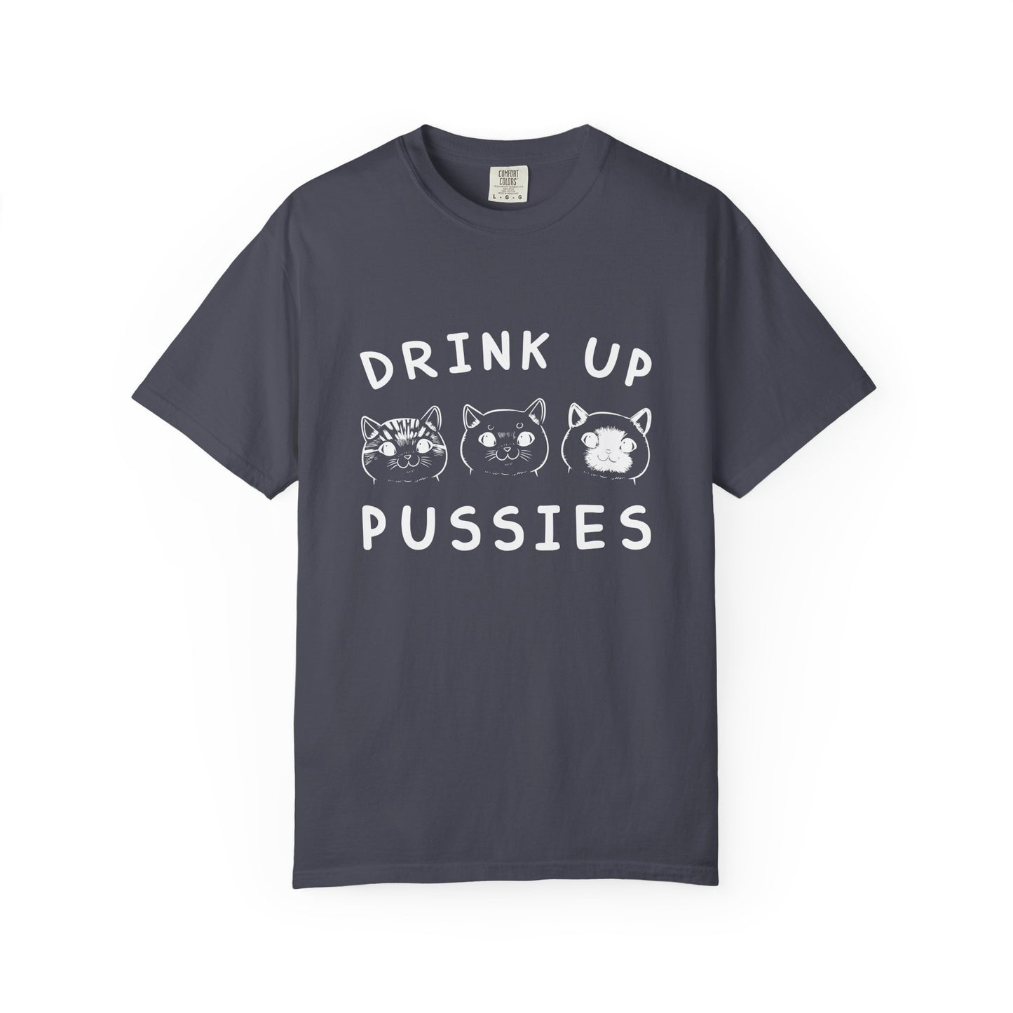 Drink Up Cat - T-Shirt