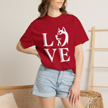 Love Husky Dogs - T-Shirt