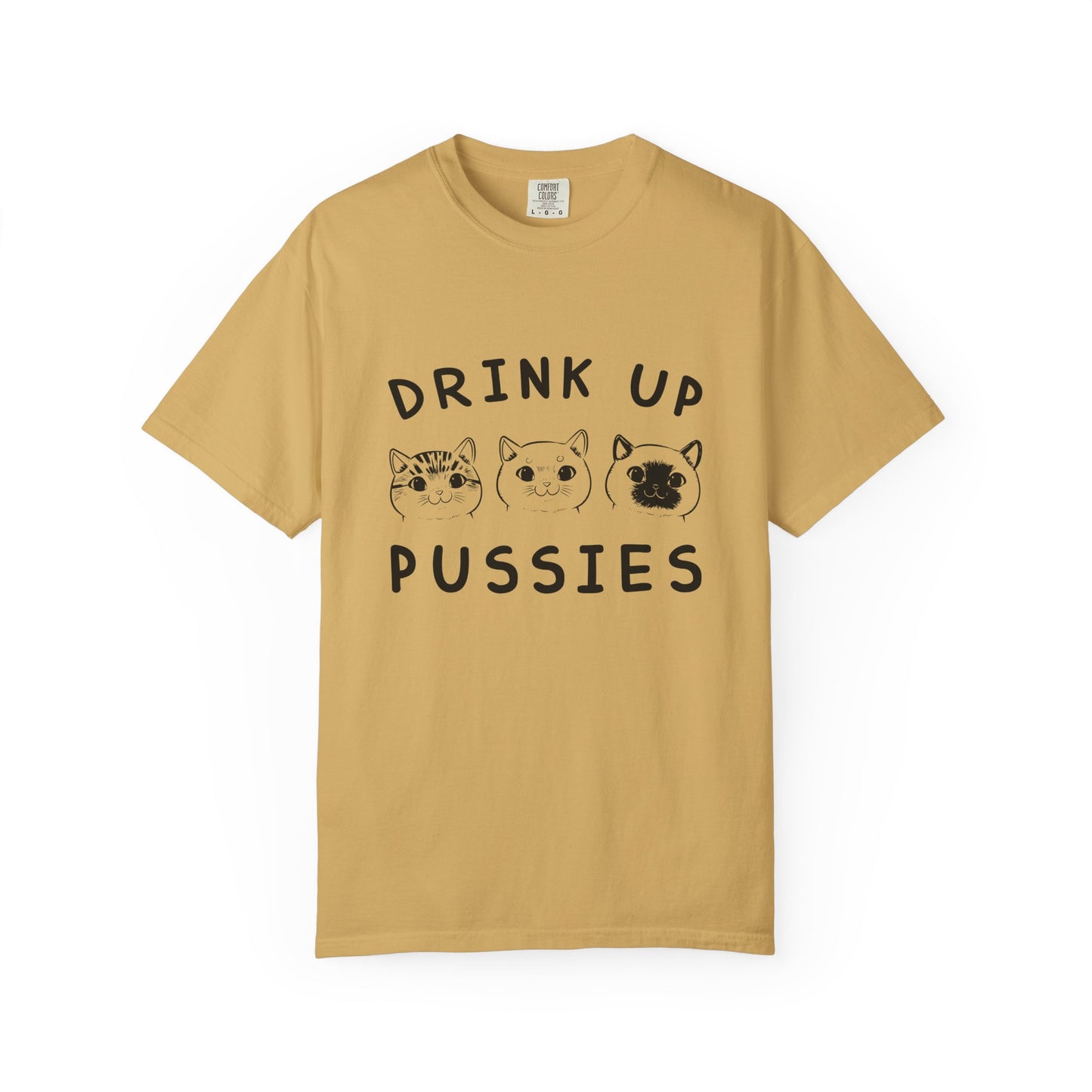 Drink Up Cat - T-Shirt