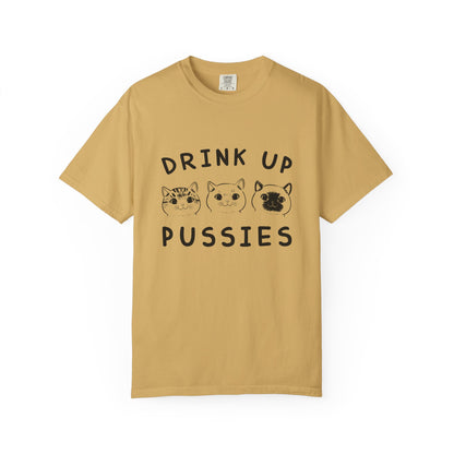 Drink Up Cat - T-Shirt