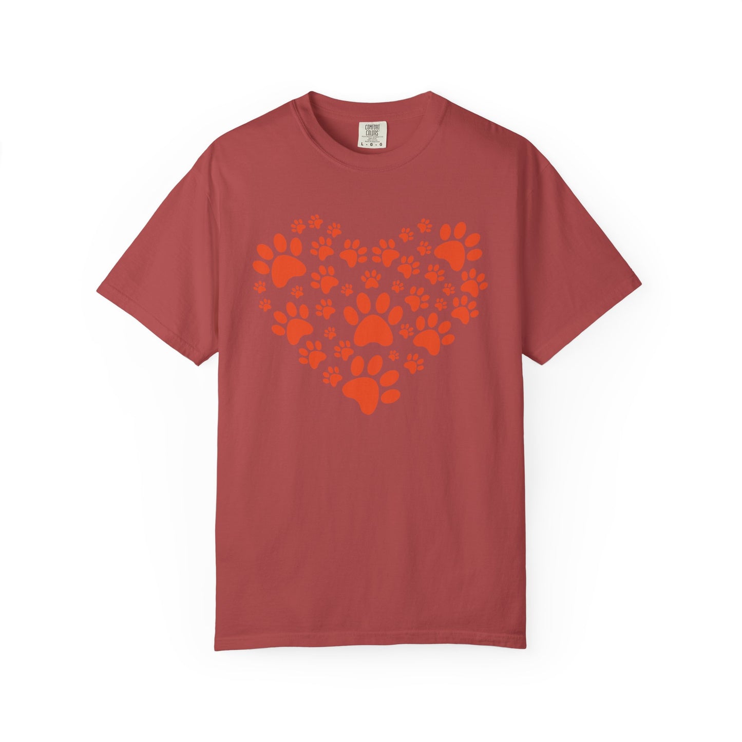 Heart Footprint Dogs - T-Shirt