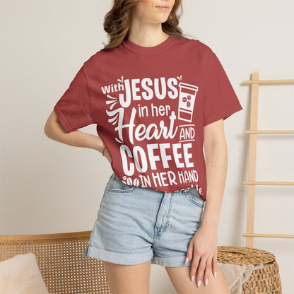 Jesus in Her Heart - T-Shirt