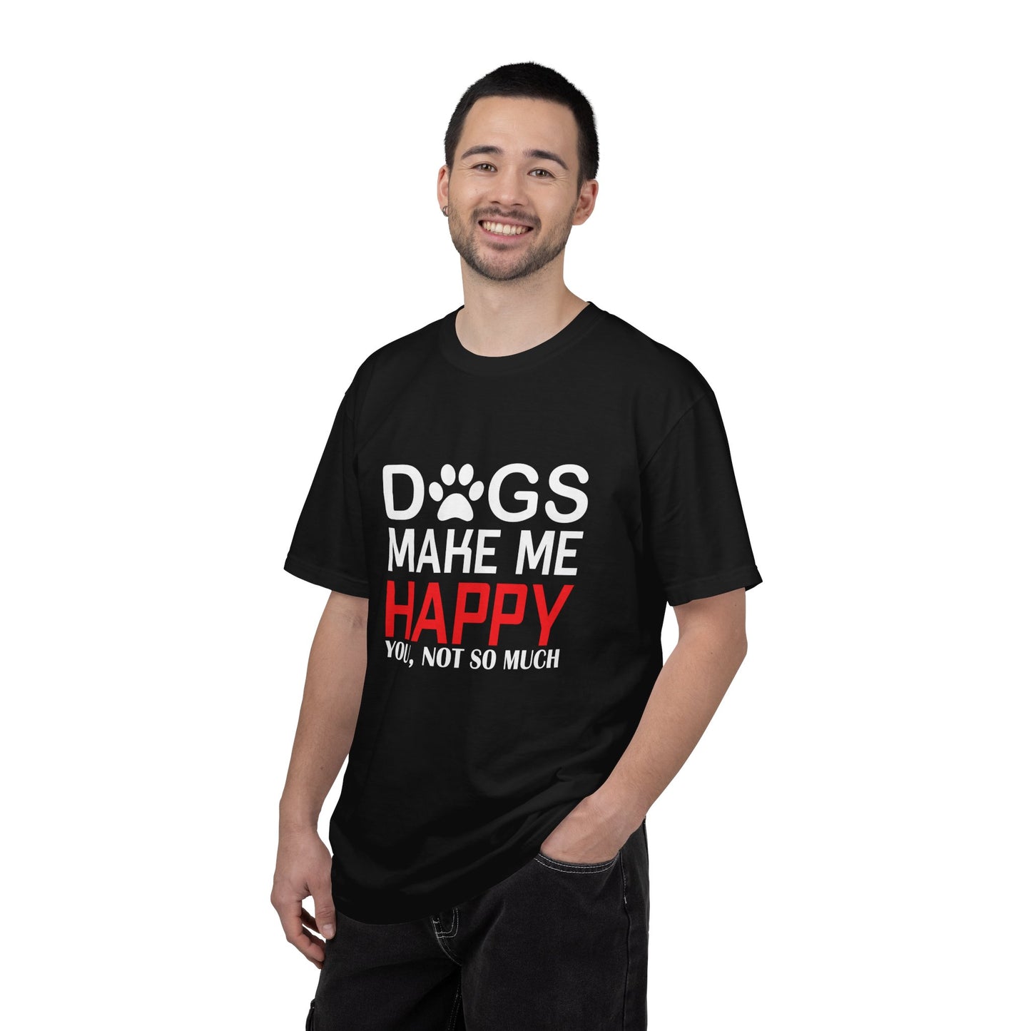 Dogs Make Me Happy Dogs - T-Shirt