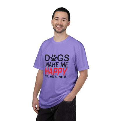 Dogs Make Me Happy Dogs - T-Shirt