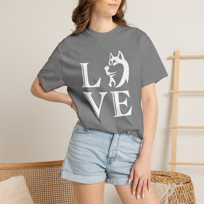 Love Husky Dogs - T-Shirt