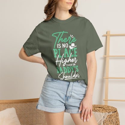 Daddys Shoulder Dad - T-Shirt