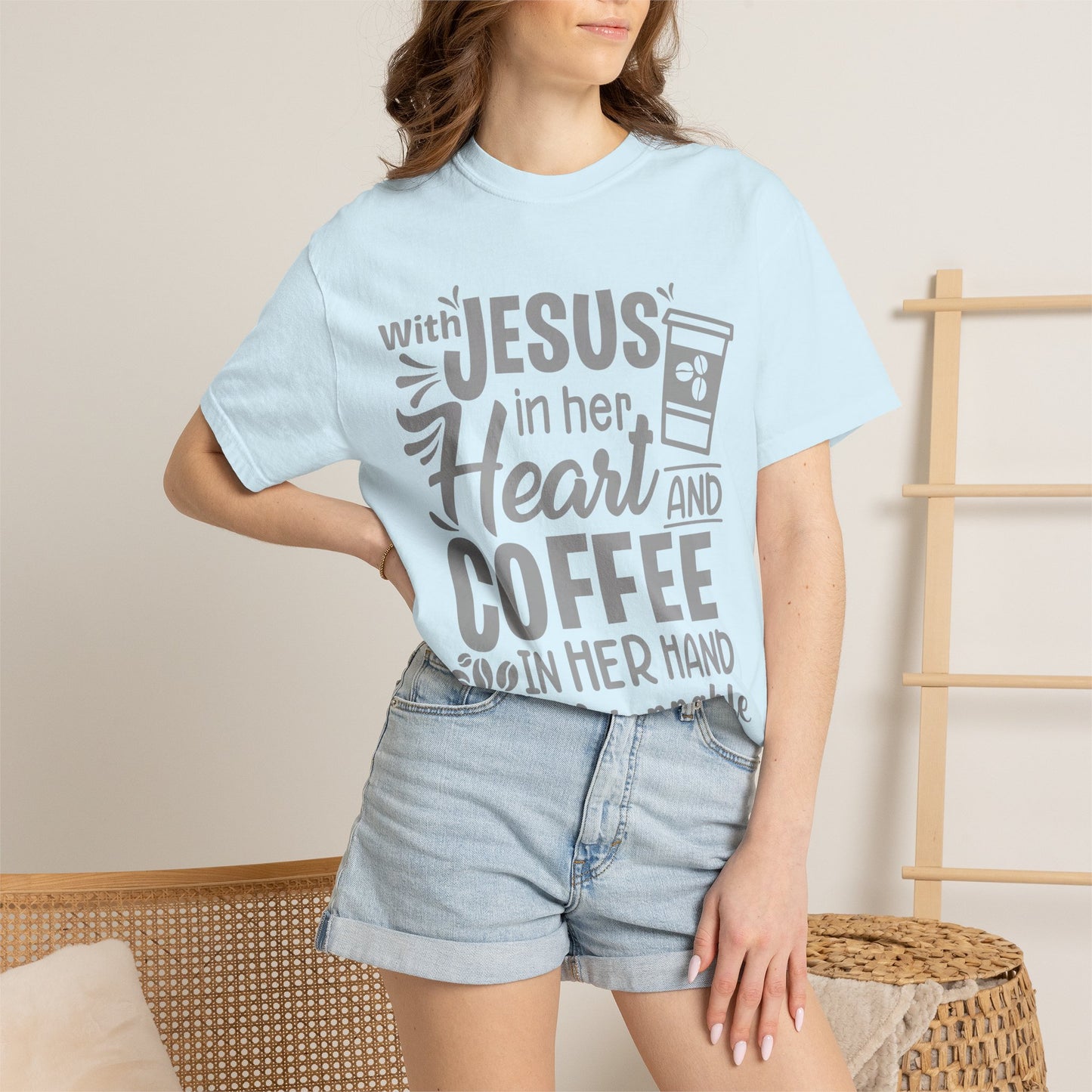 Jesus in Her Heart - T-Shirt