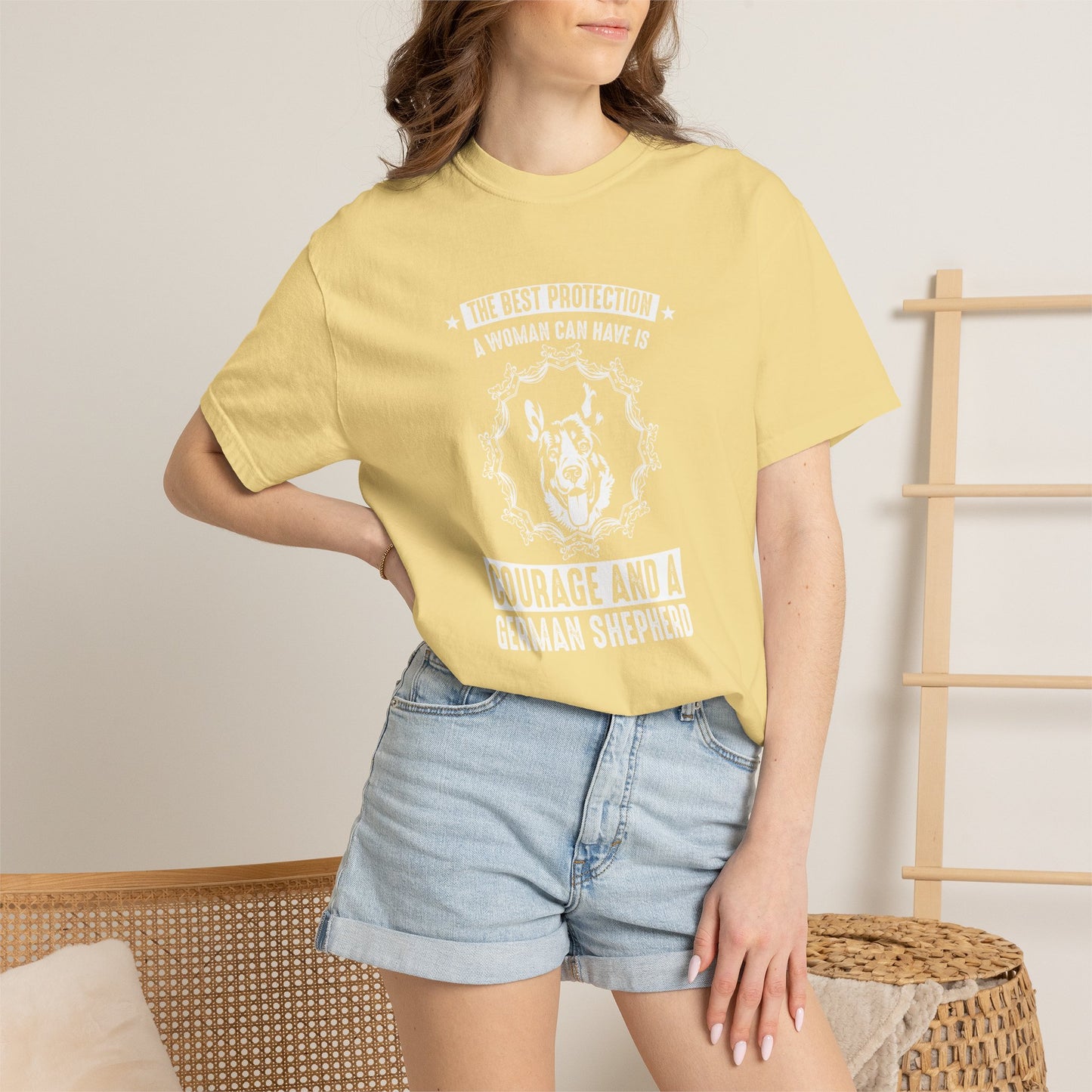 Woman Best Protection Dogs - T-Shirt