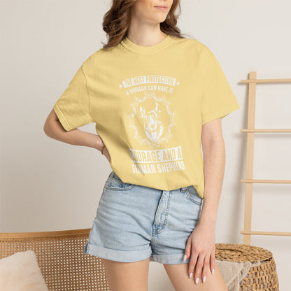 Woman Best Protection Dogs - T-Shirt
