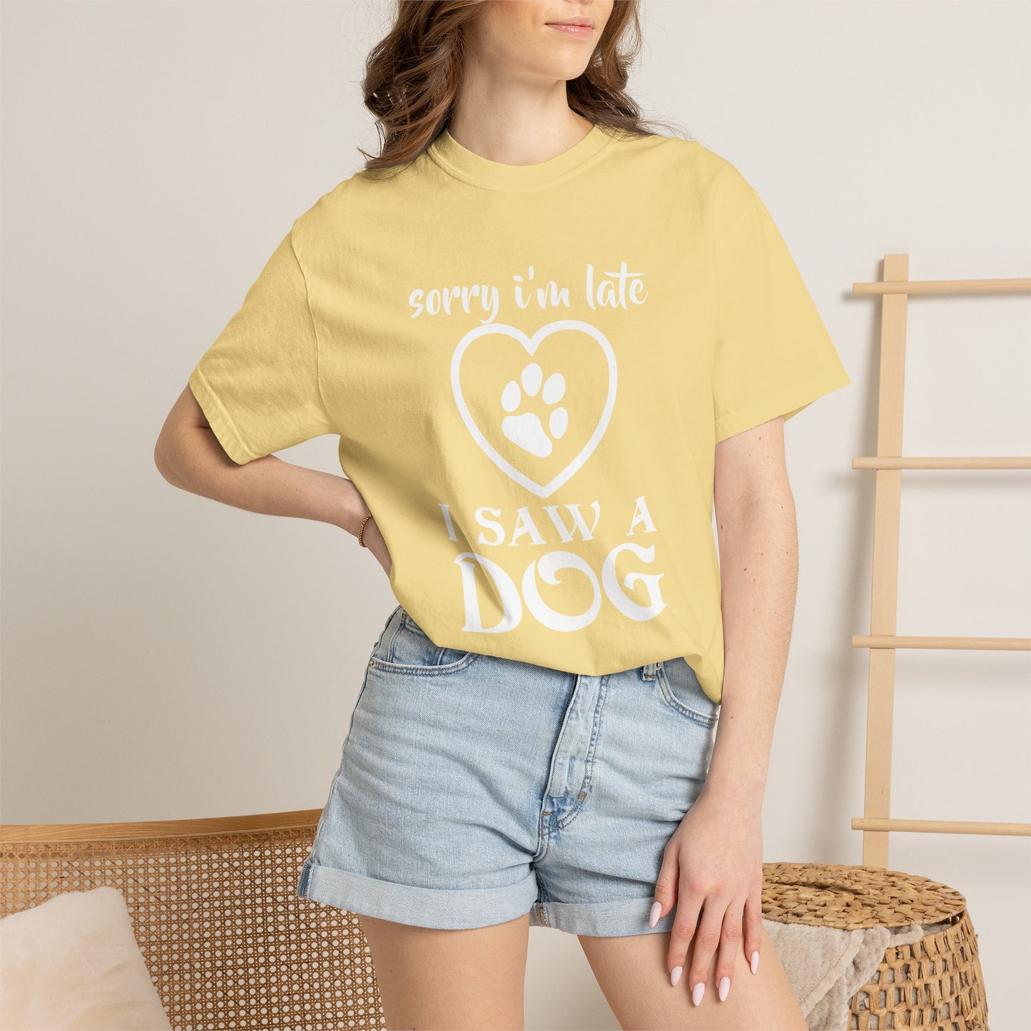Sorry Im Late Dogs - T-Shirt