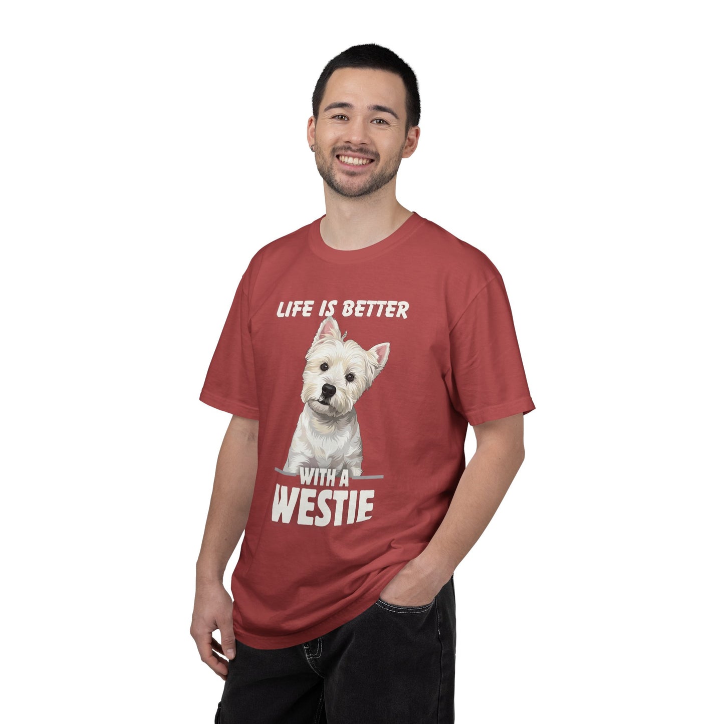 Life is Better Westie Dog - T-Shirt