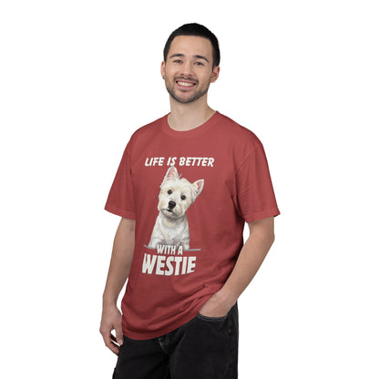 Life is Better Westie Dog - T-Shirt
