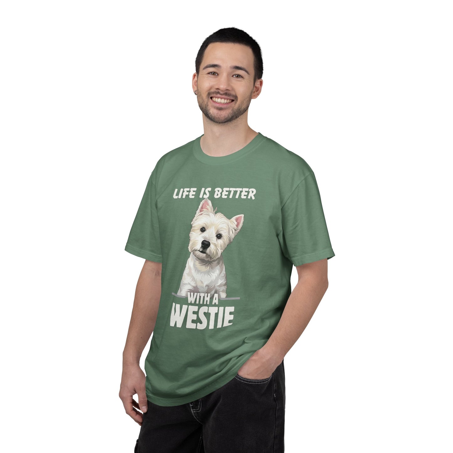 Life is Better Westie Dog - T-Shirt