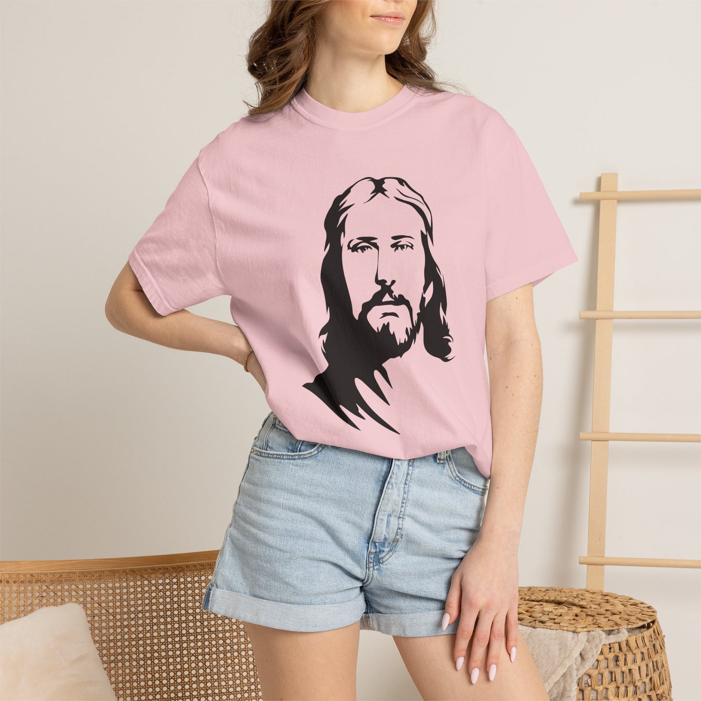 Jesus Portrait T-Shirt — Inspirational Christian Faith Tee
