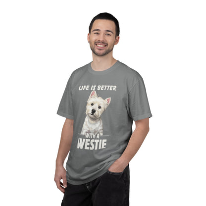 Life is Better Westie Dog - T-Shirt