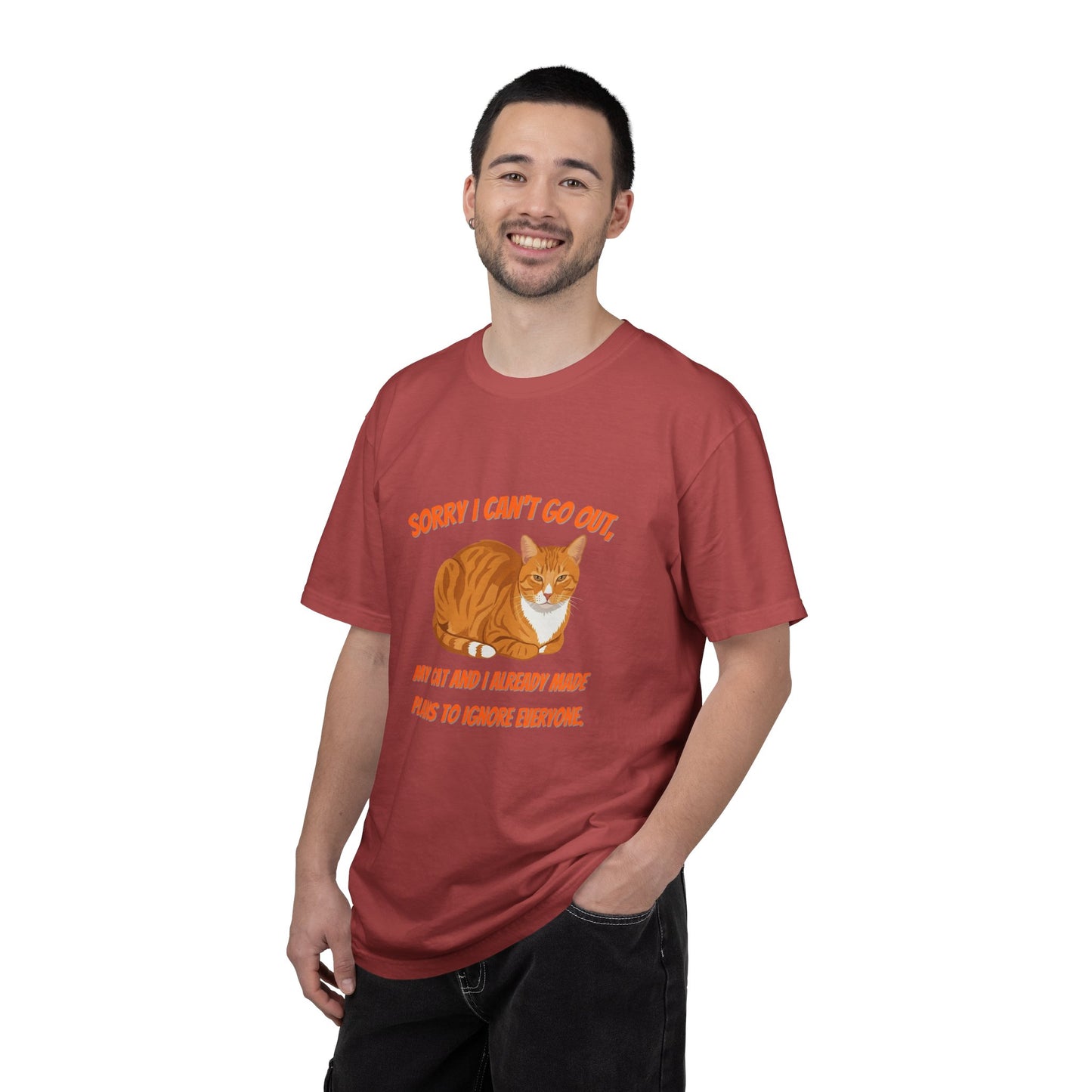 Sorry I Cant Go Cat - T-Shirt