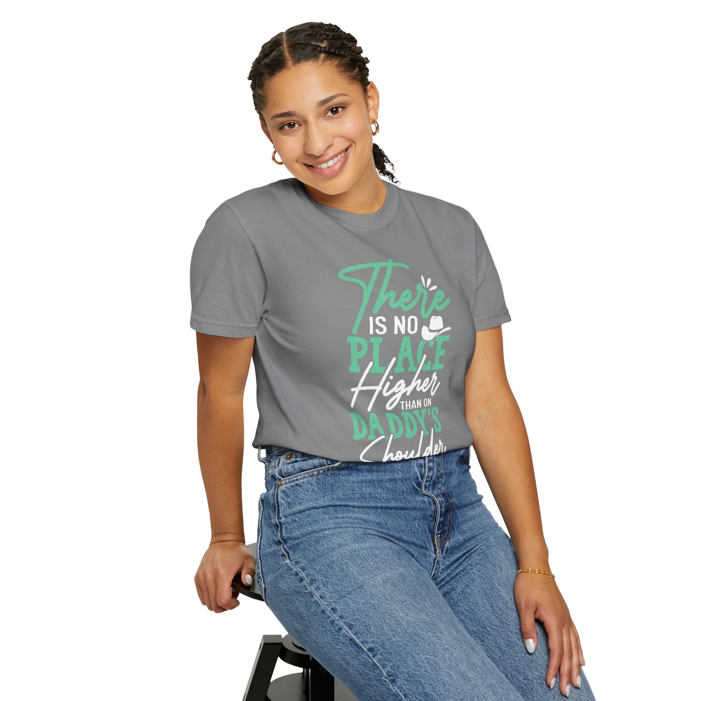 Daddys Shoulder Dad - T-Shirt