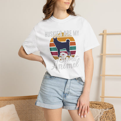 Husky Spirit Animal Dogs - T-Shirt