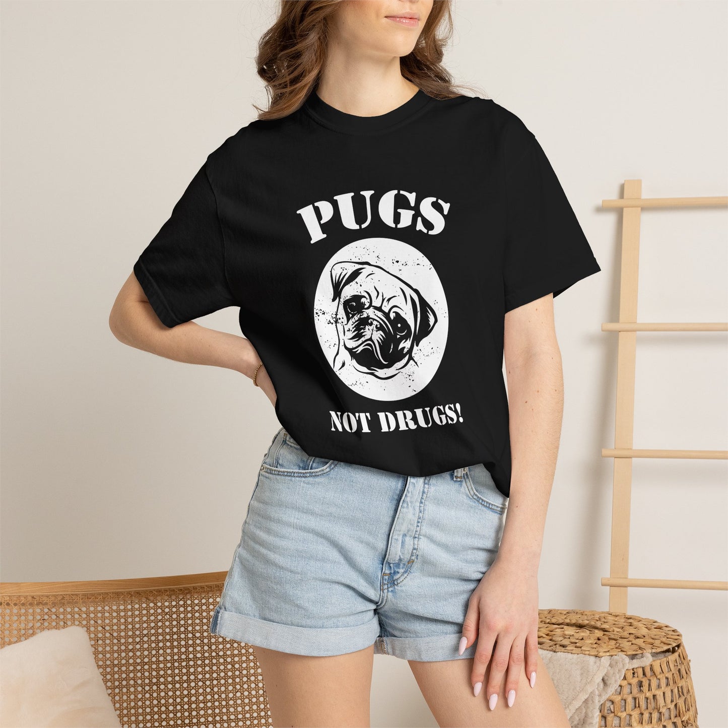 Pugs Not Drugs Dogs - T-Shirt