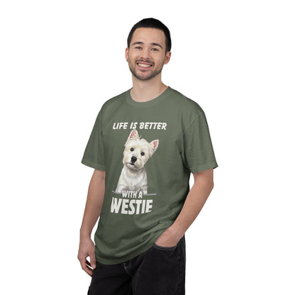 Life is Better Westie Dog - T-Shirt