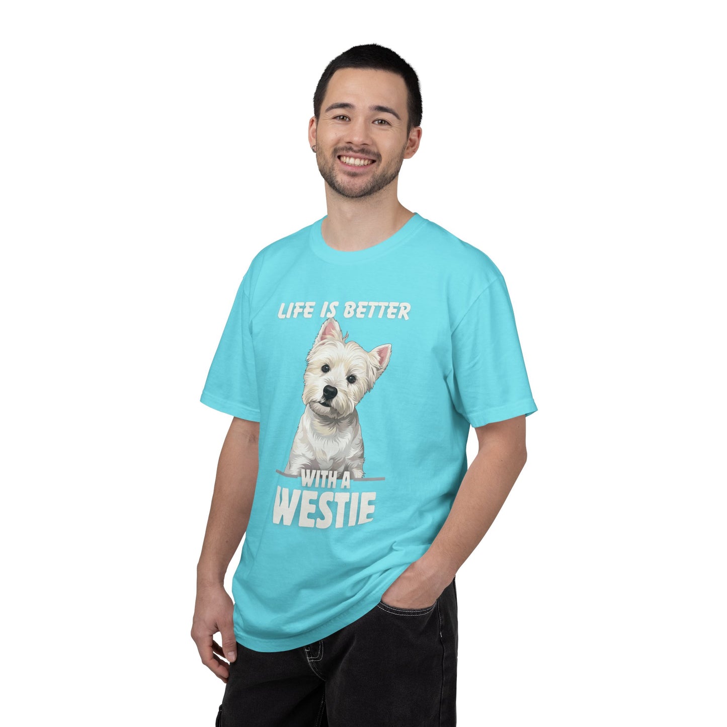 Life is Better Westie Dog - T-Shirt