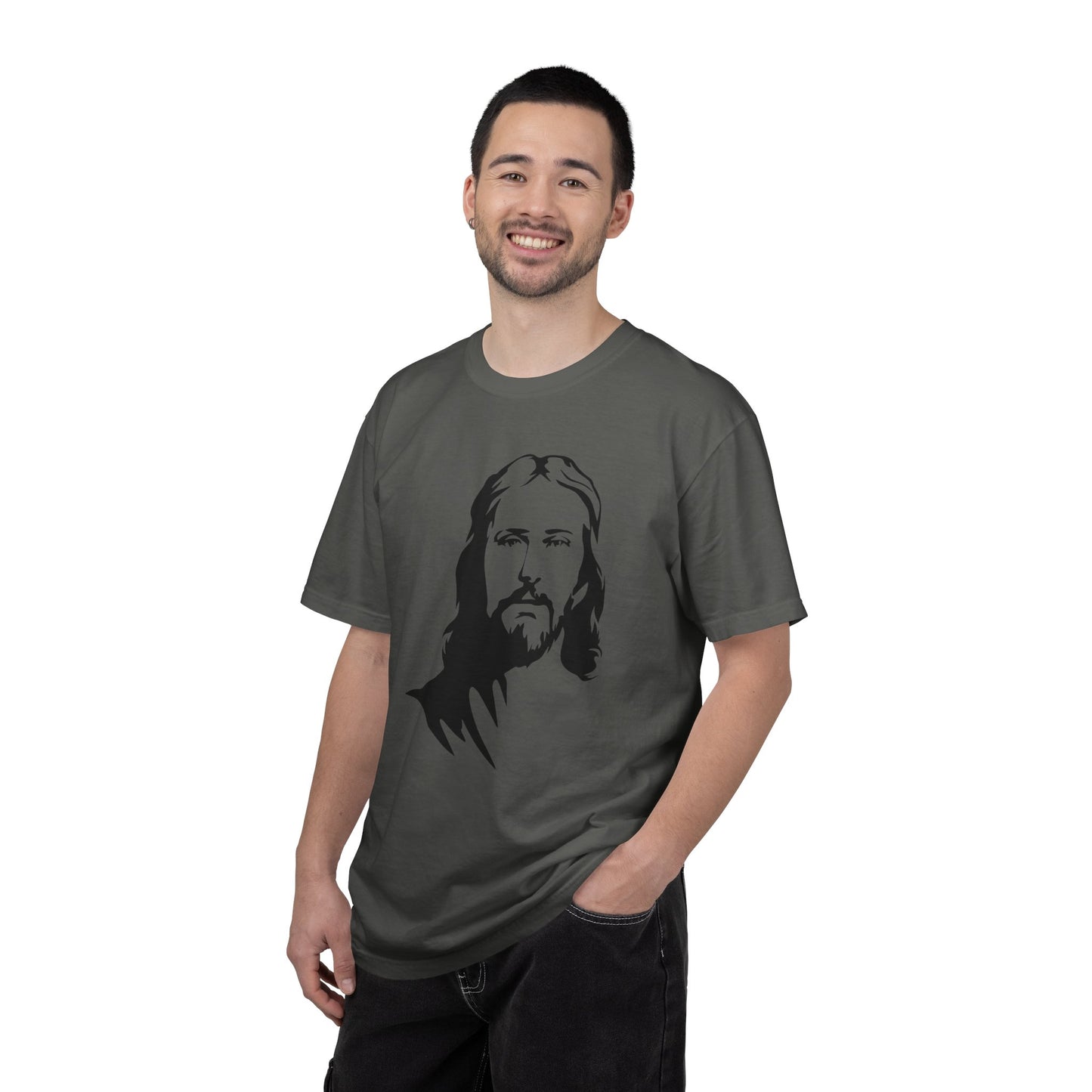 Jesus Portrait T-Shirt — Inspirational Christian Faith Tee