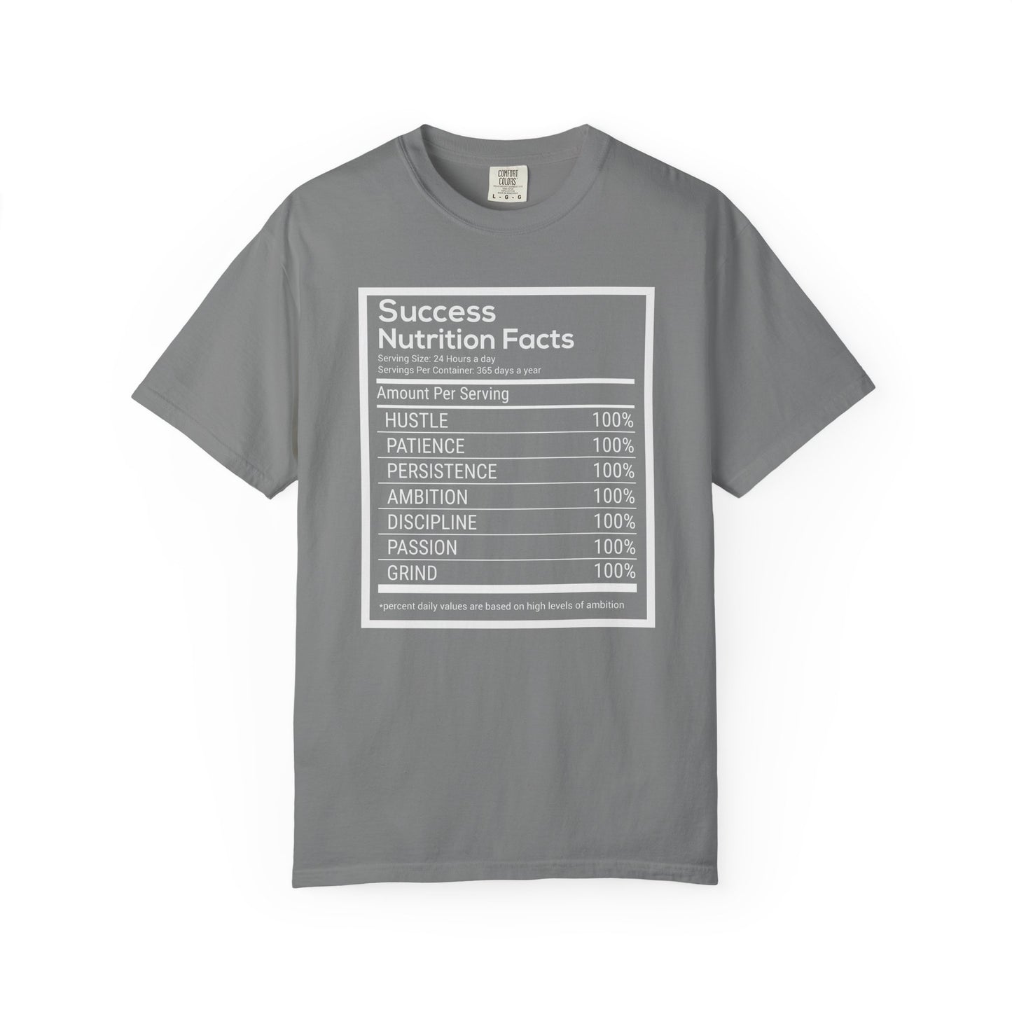 Success Nutrition Facts - T-Shirt