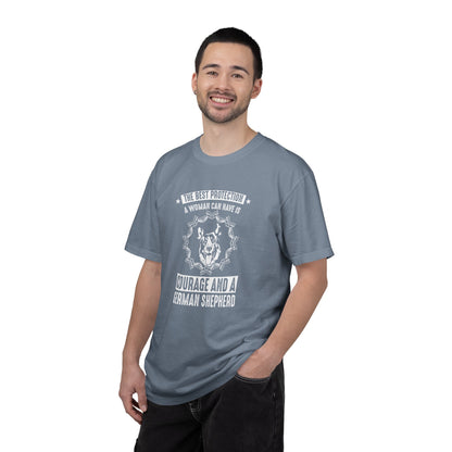 Woman Best Protection Dogs - T-Shirt