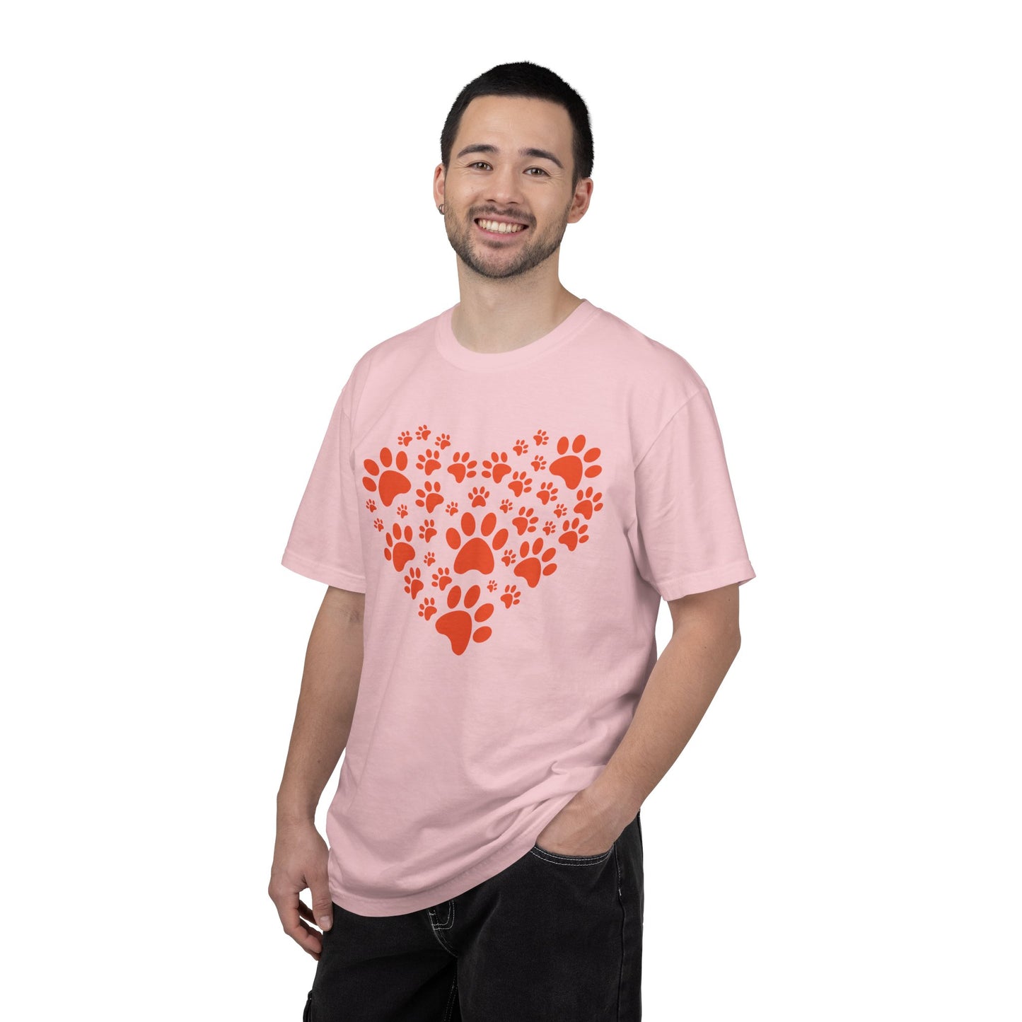 Heart Footprint Dogs - T-Shirt