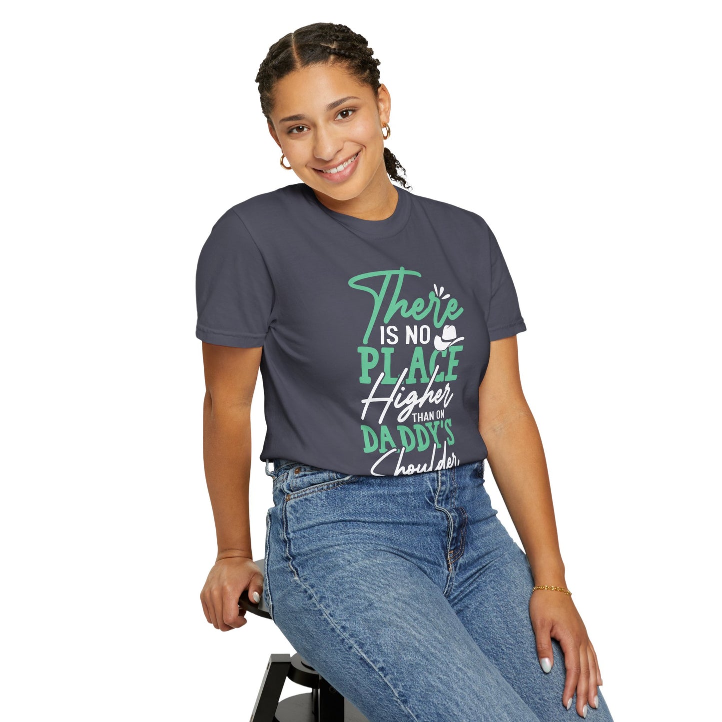 Daddys Shoulder Dad - T-Shirt