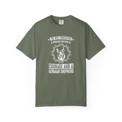 Woman Best Protection Dogs - T-Shirt
