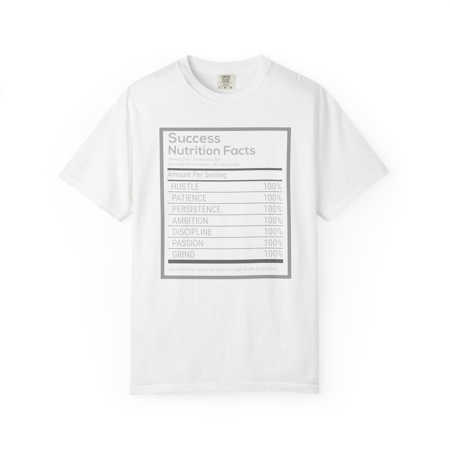 Success Nutrition Facts - T-Shirt