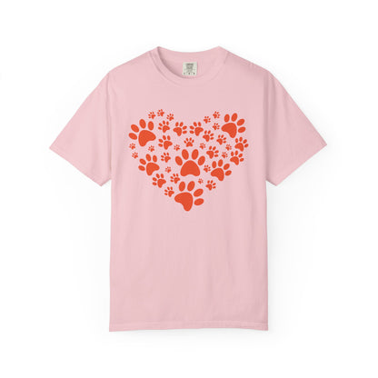 Heart Footprint Dogs - T-Shirt