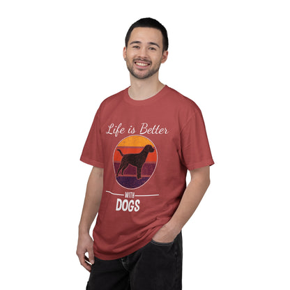 Life is Better With Dogs - T-Shirt