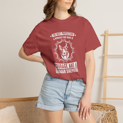 Woman Best Protection Dogs - T-Shirt