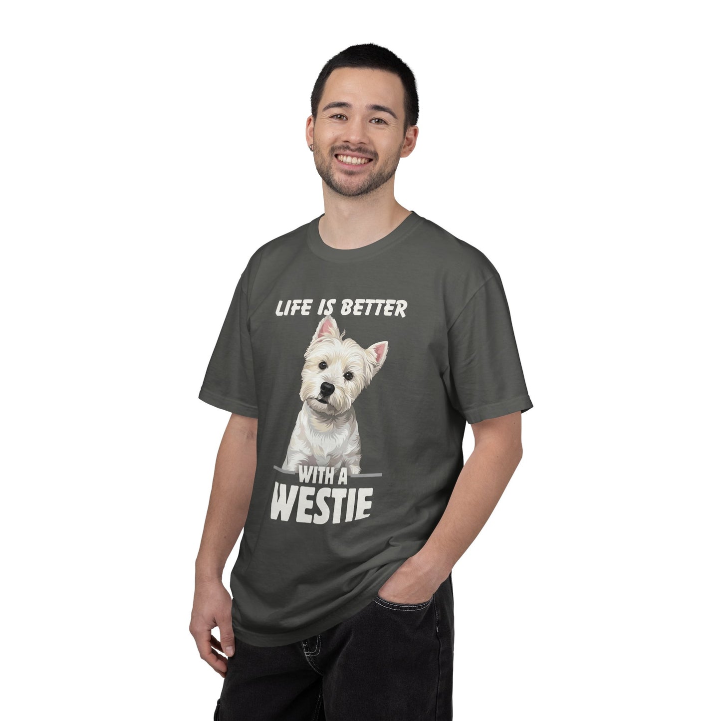 Life is Better Westie Dog - T-Shirt