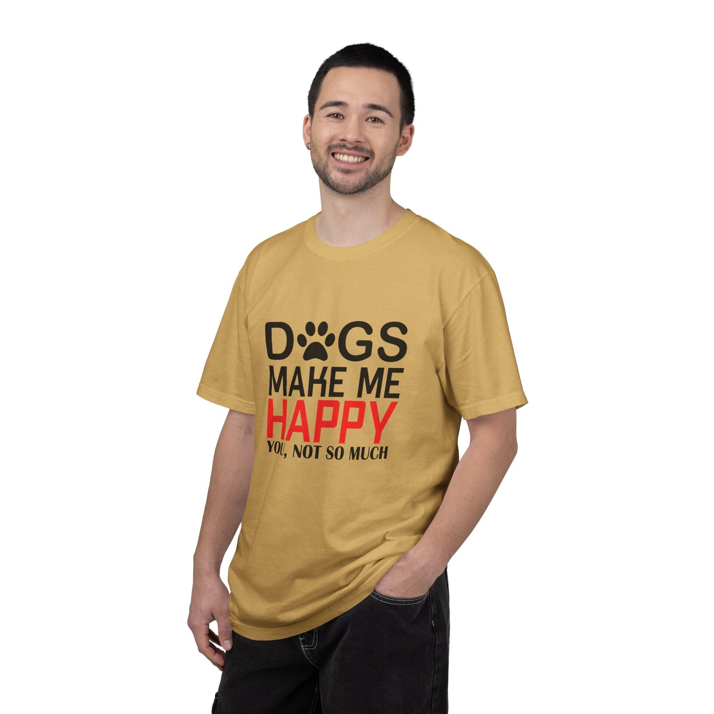 Dogs Make Me Happy Dogs - T-Shirt
