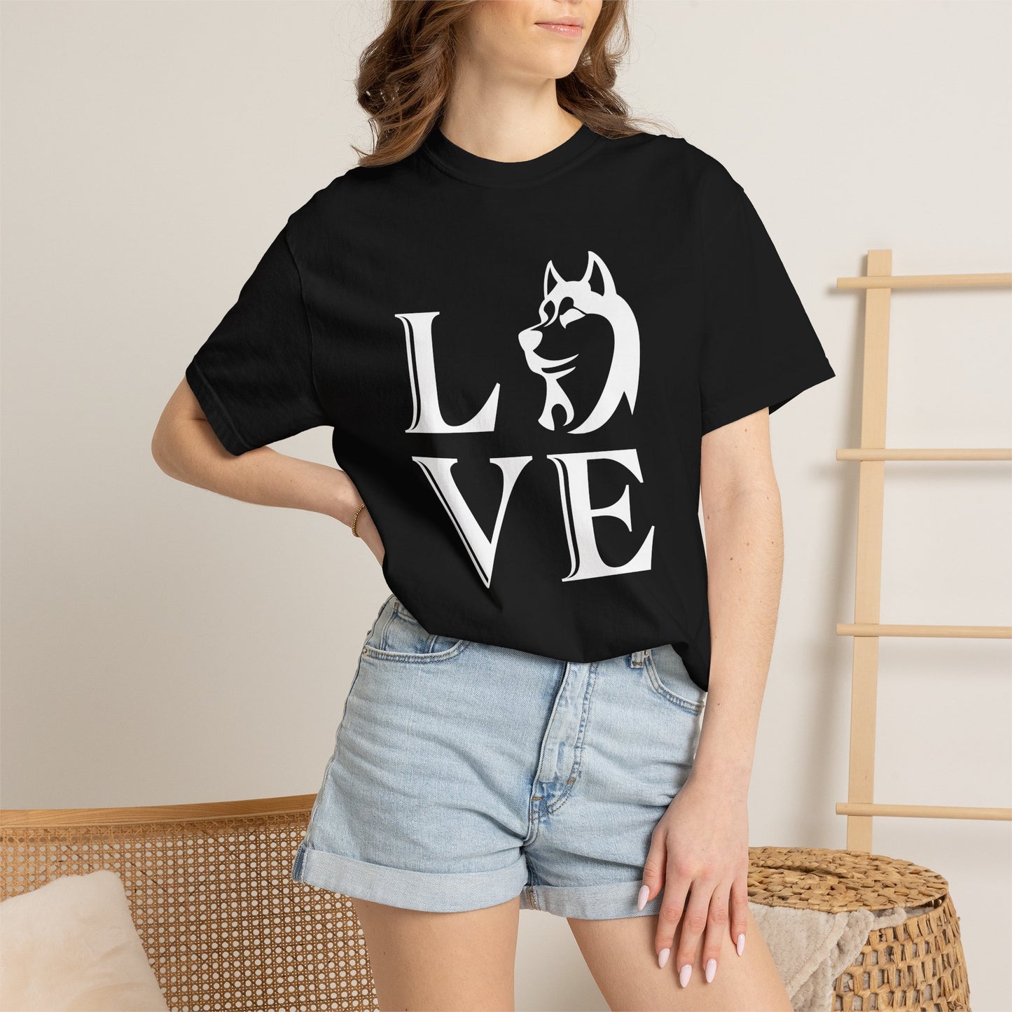Love Husky Dogs - T-Shirt