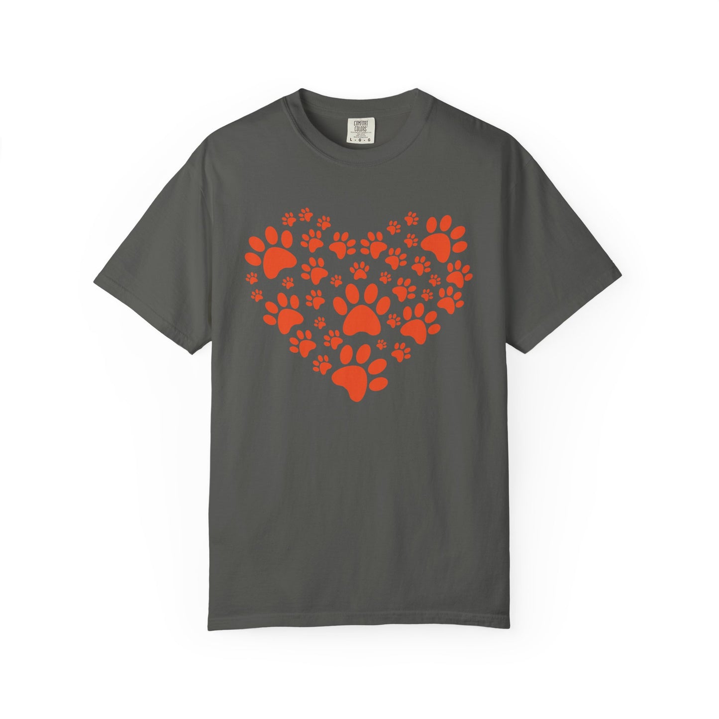 Heart Footprint Dogs - T-Shirt