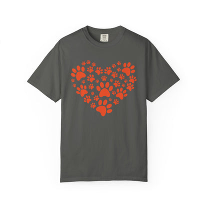 Heart Footprint Dogs - T-Shirt