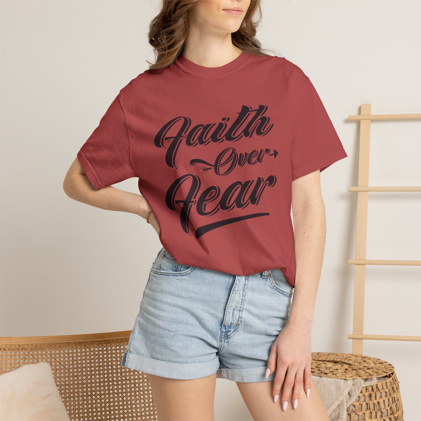 Faith Over Fear Christian - T-Shirt