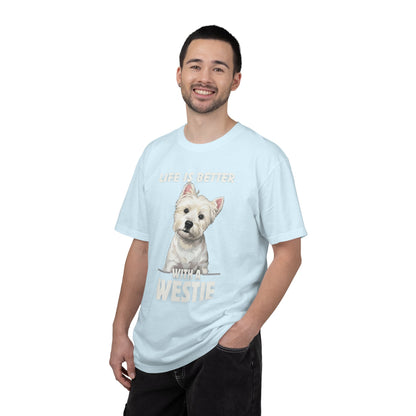 Life is Better Westie Dog - T-Shirt