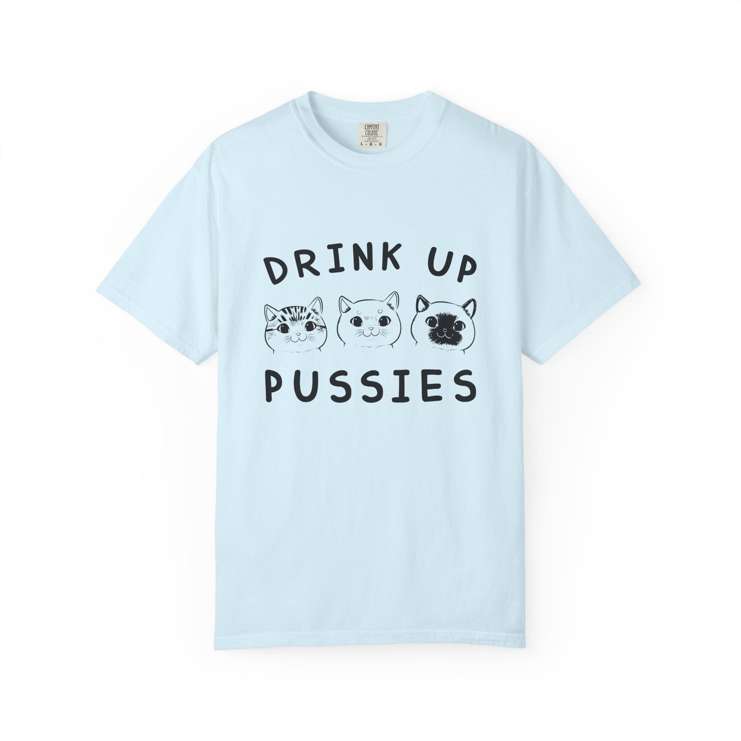 Drink Up Cat - T-Shirt