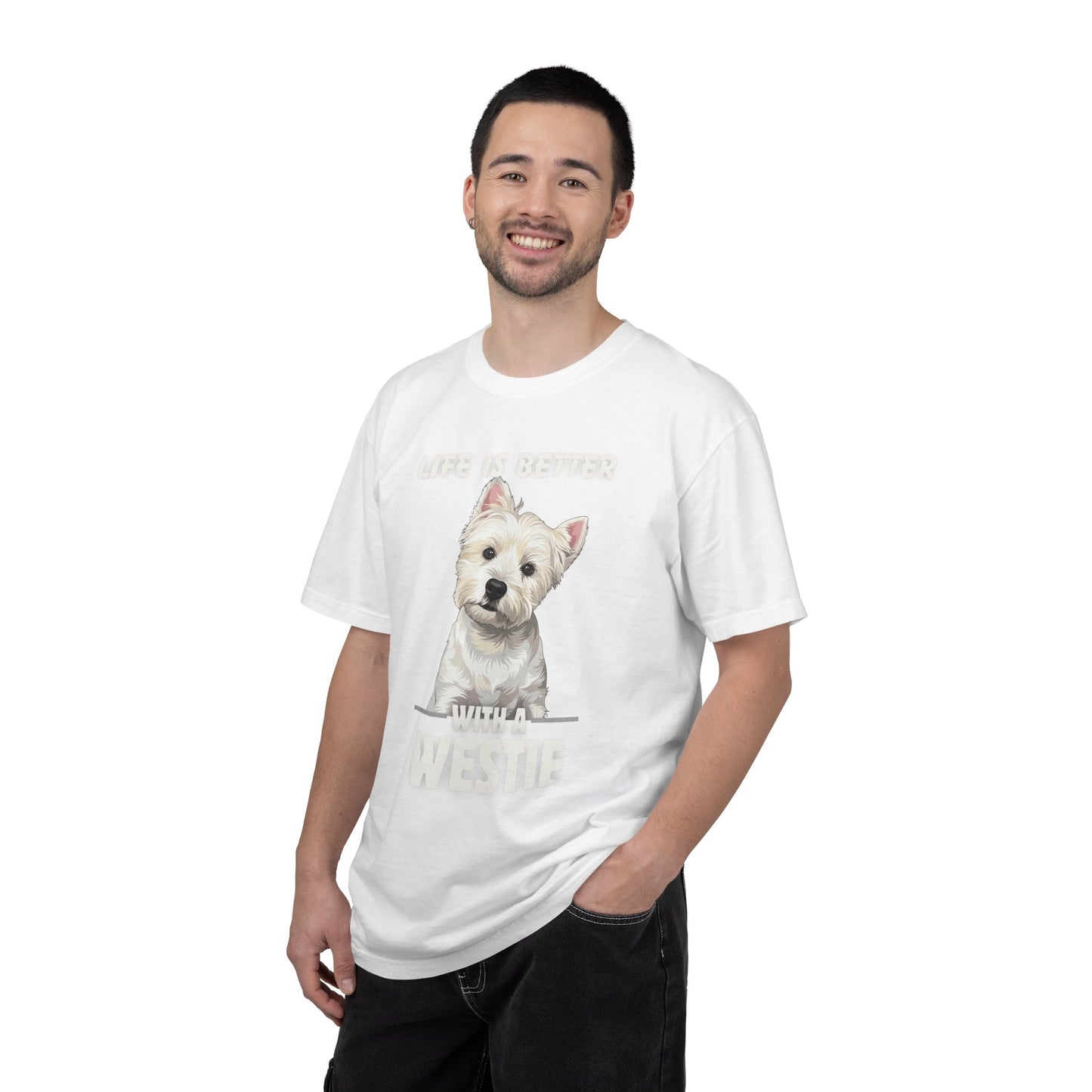 Life is Better Westie Dog - T-Shirt