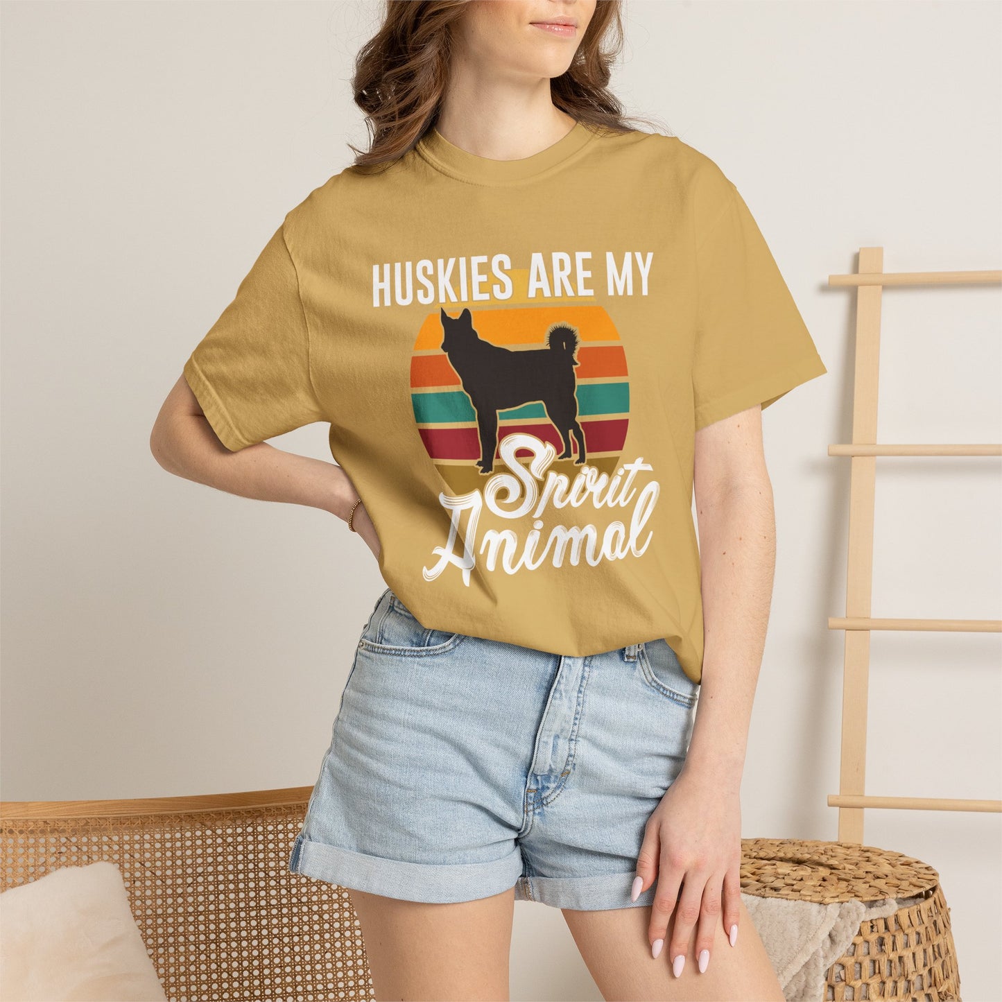 Husky Spirit Animal Dogs - T-Shirt